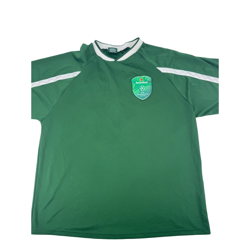 Heineken Soccer Jersey UEFA Champions League Men Large Green #10 Blokecore Beer